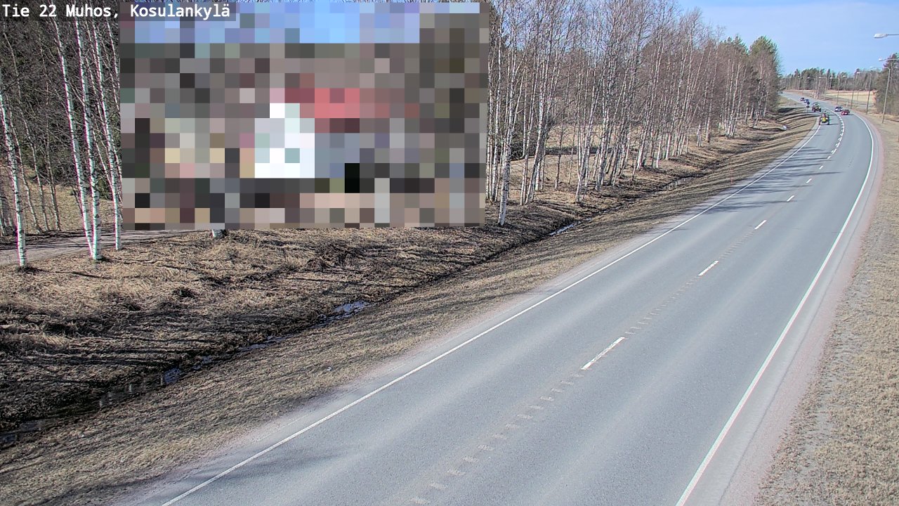 Kelikamerat Kuva Tie 22 Muhos, Kosulankylä, Muhos, Pohjois-Pohjanmaa