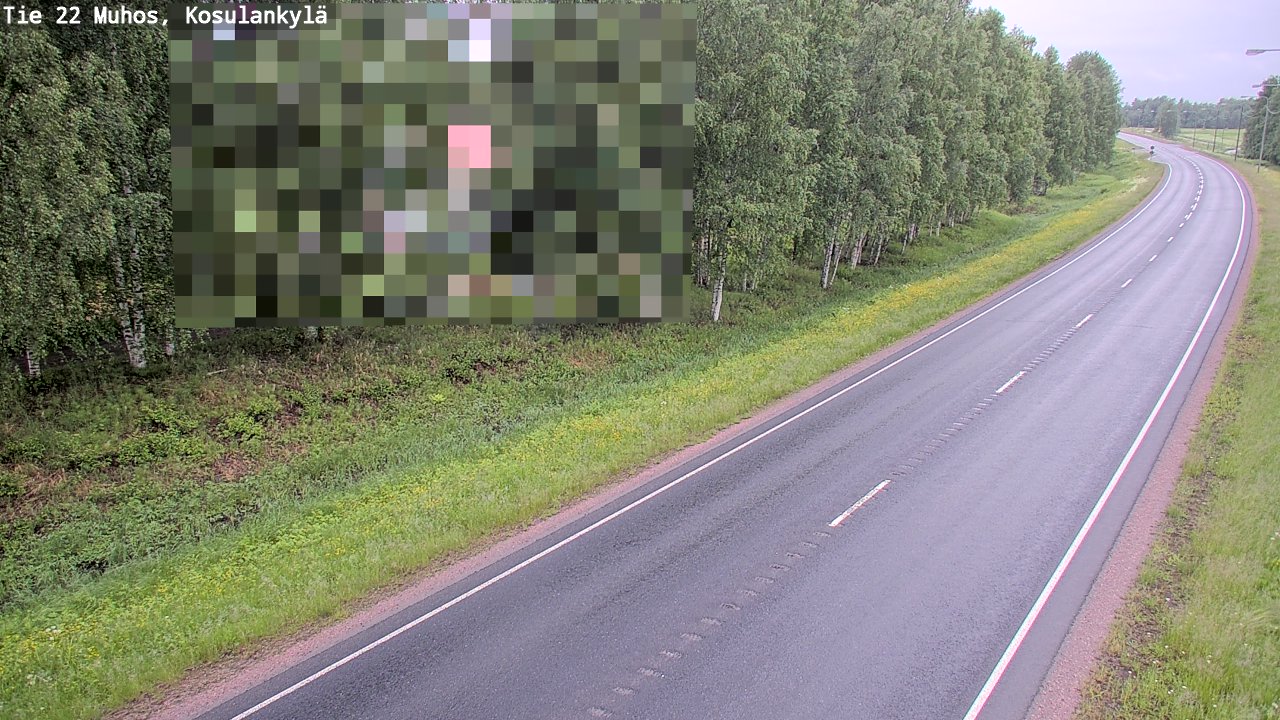 Kelikamerat Kuva Tie 22 Muhos, Kosulankylä, Muhos, Pohjois-Pohjanmaa