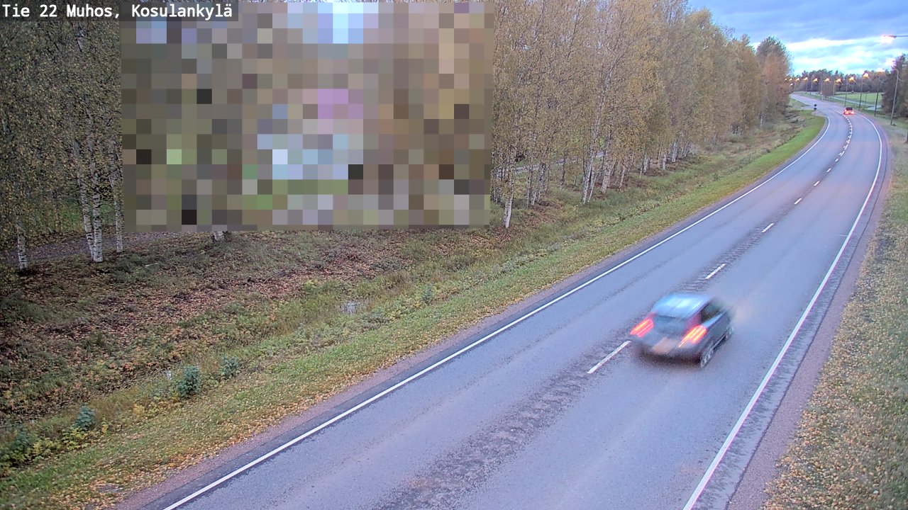 Kelikamerat Kuva Tie 22 Muhos, Kosulankylä, Muhos, Pohjois-Pohjanmaa