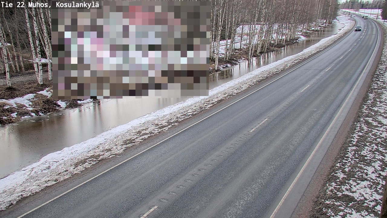 Kelikamerat Kuva Tie 22 Muhos, Kosulankylä, Muhos, Pohjois-Pohjanmaa