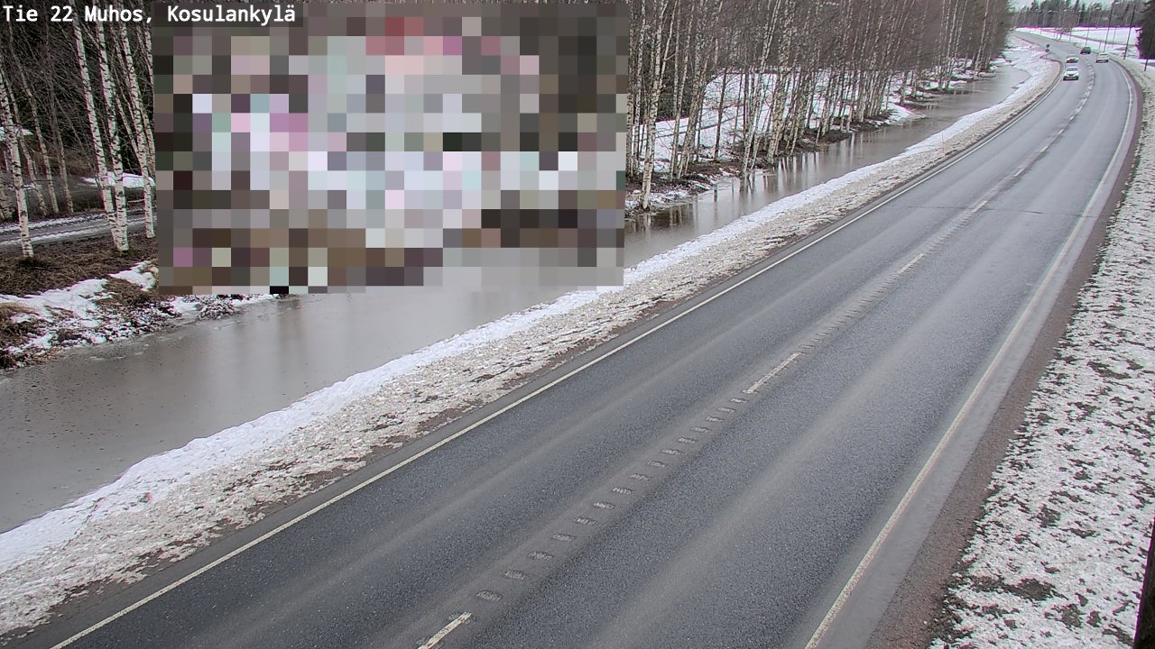 Kelikamerat Kuva Tie 22 Muhos, Kosulankylä, Muhos, Pohjois-Pohjanmaa