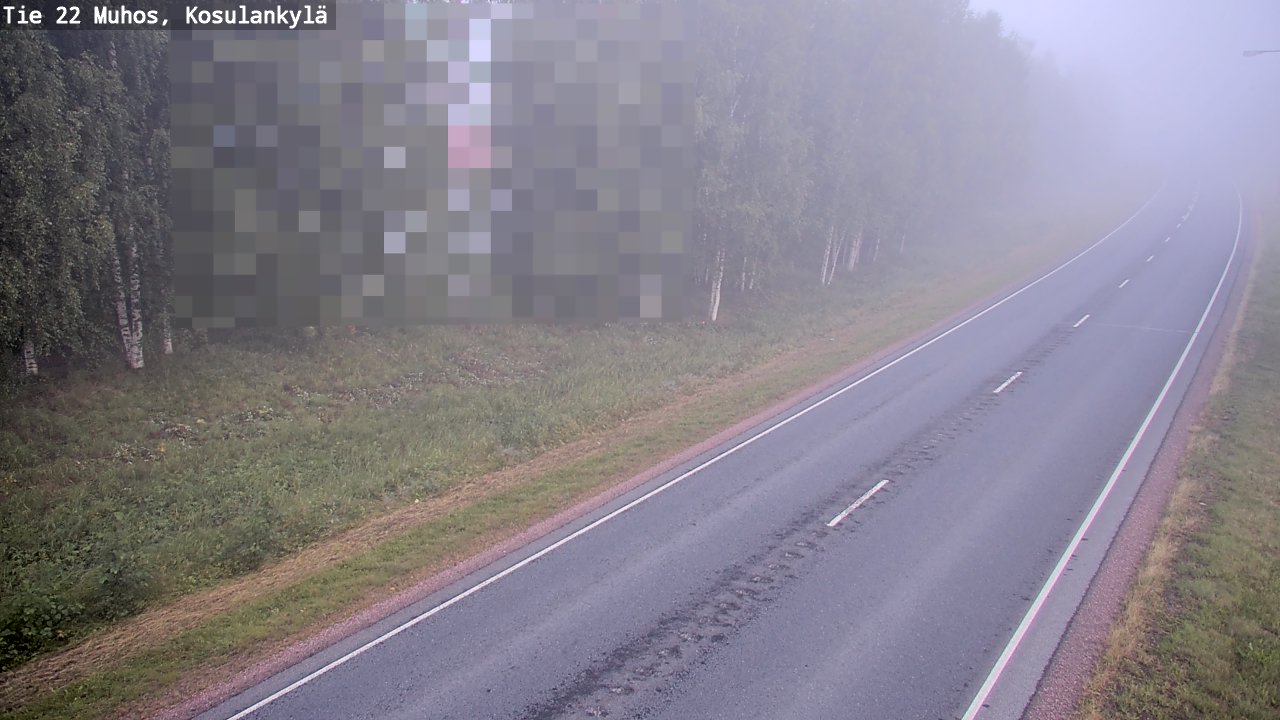 Kelikamerat Kuva Tie 22 Muhos, Kosulankylä, Muhos, Pohjois-Pohjanmaa
