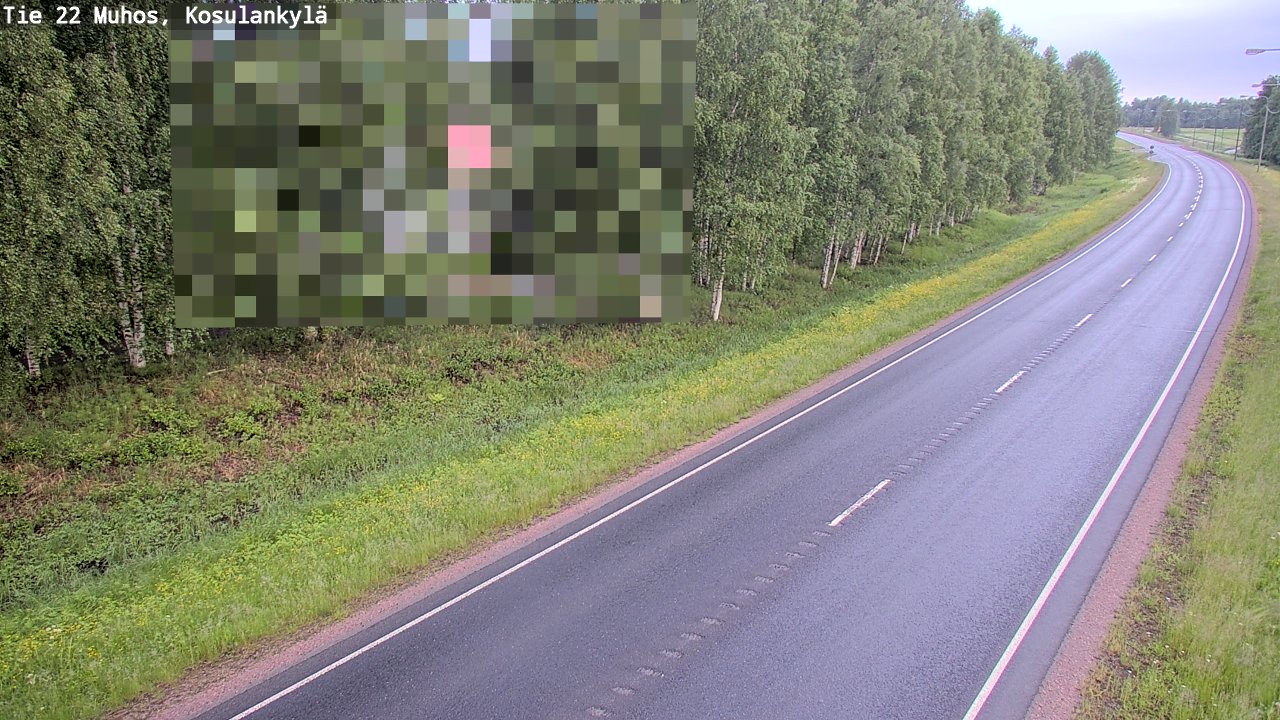 Kelikamerat Kuva Tie 22 Muhos, Kosulankylä, Muhos, Pohjois-Pohjanmaa