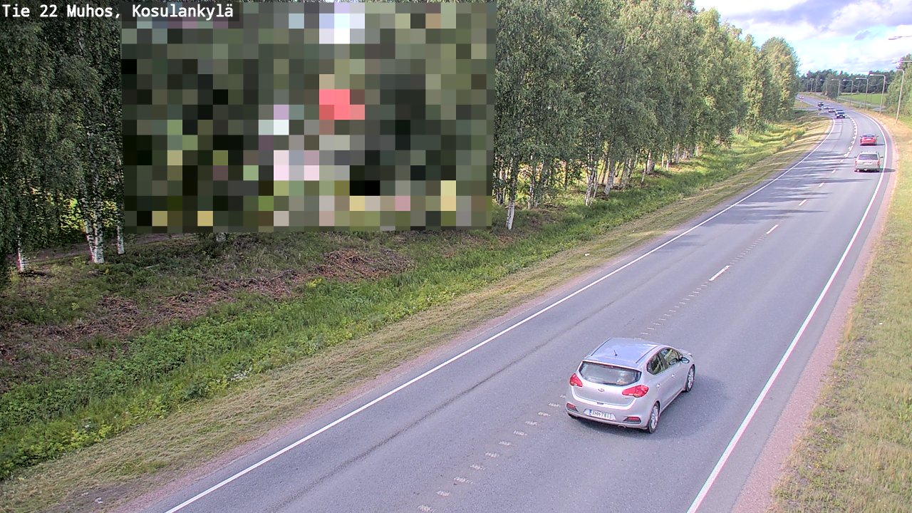 Kelikamerat Kuva Tie 22 Muhos, Kosulankylä, Muhos, Pohjois-Pohjanmaa