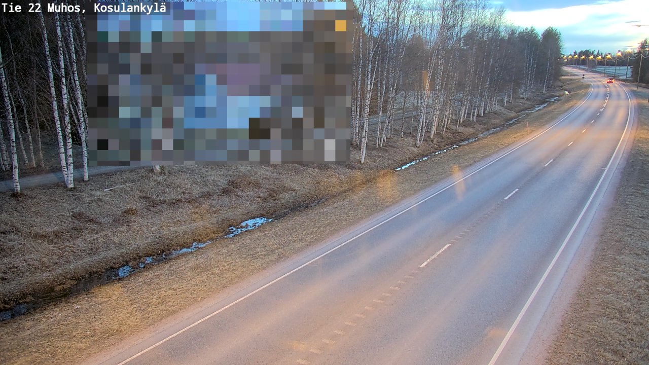 Kelikamerat Kuva Tie 22 Muhos, Kosulankylä, Muhos, Pohjois-Pohjanmaa