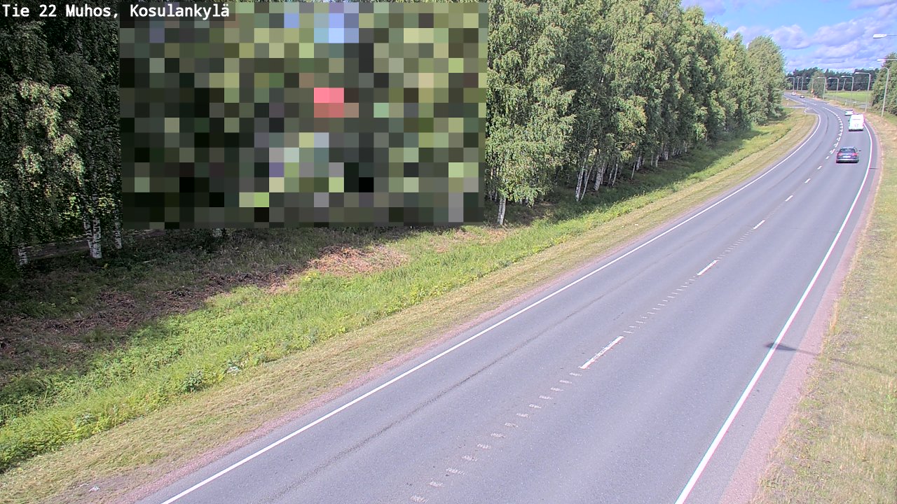 Kelikamerat Kuva Tie 22 Muhos, Kosulankylä, Muhos, Pohjois-Pohjanmaa