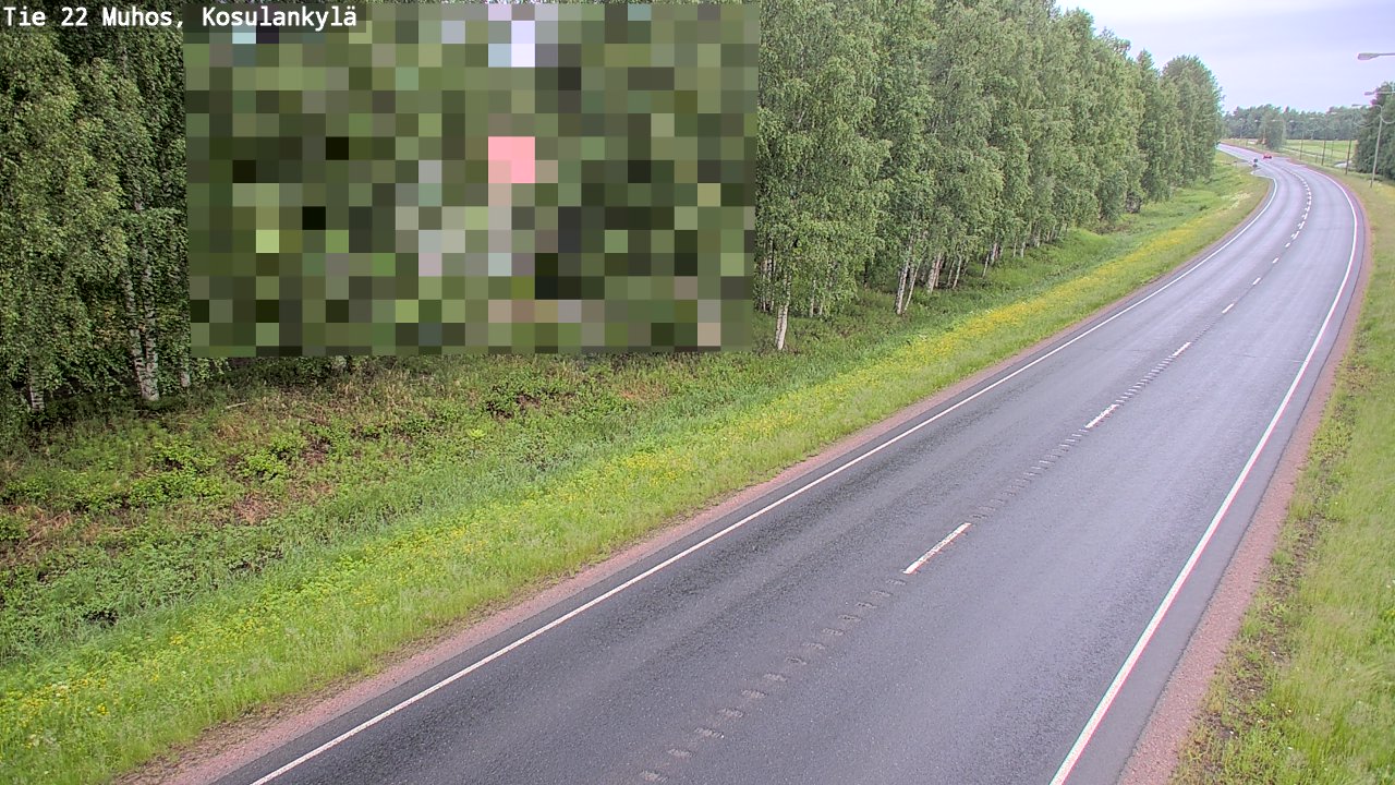 Kelikamerat Kuva Tie 22 Muhos, Kosulankylä, Muhos, Pohjois-Pohjanmaa