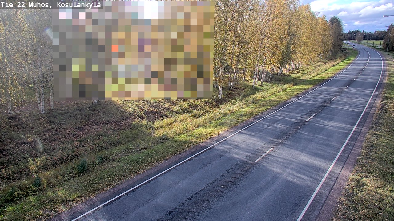 Kelikamerat Kuva Tie 22 Muhos, Kosulankylä, Muhos, Pohjois-Pohjanmaa