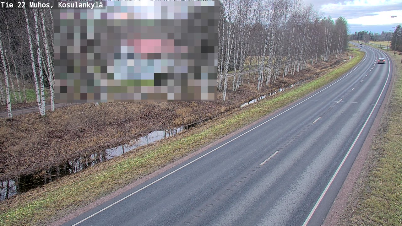 Kelikamerat Kuva Tie 22 Muhos, Kosulankylä, Muhos, Pohjois-Pohjanmaa