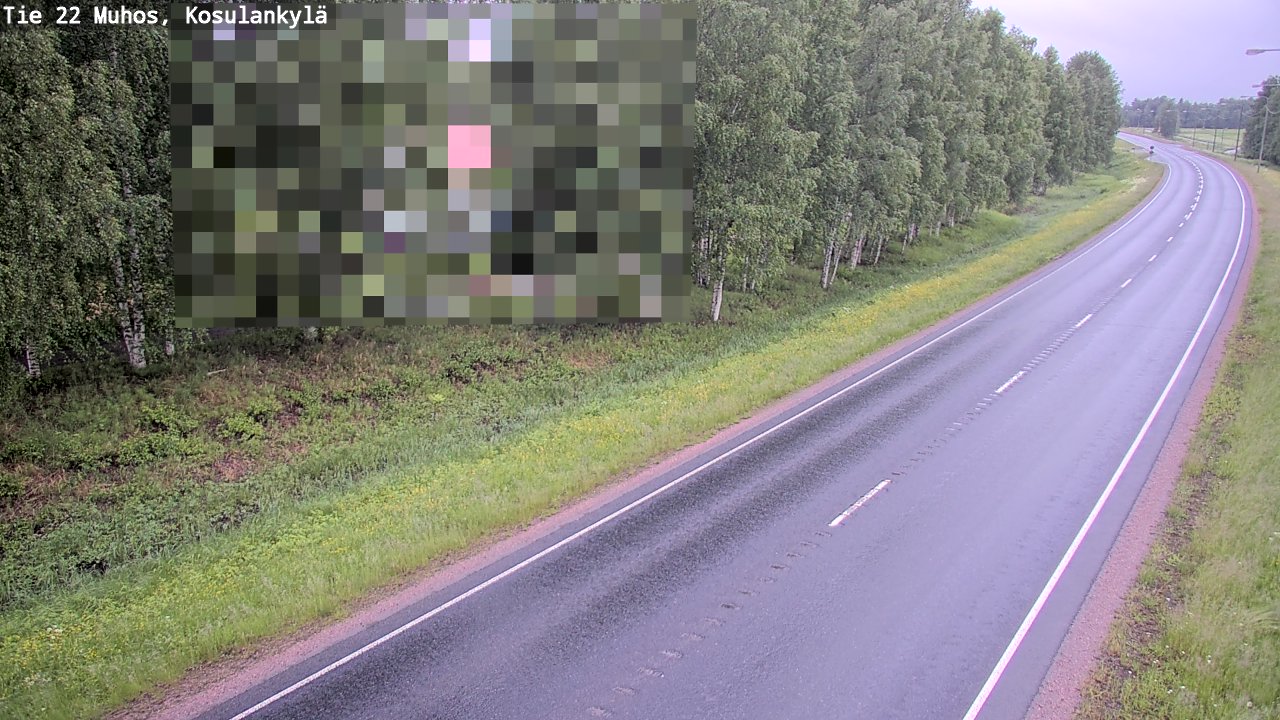 Kelikamerat Kuva Tie 22 Muhos, Kosulankylä, Muhos, Pohjois-Pohjanmaa