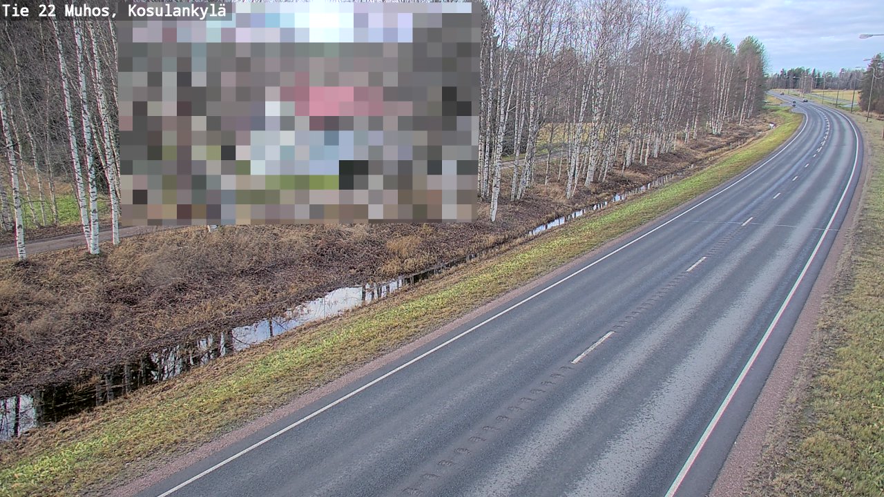 Kelikamerat Kuva Tie 22 Muhos, Kosulankylä, Muhos, Pohjois-Pohjanmaa