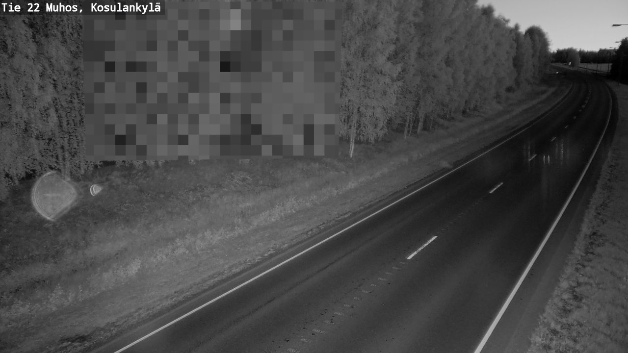 Kelikamerat Kuva Tie 22 Muhos, Kosulankylä, Muhos, Pohjois-Pohjanmaa
