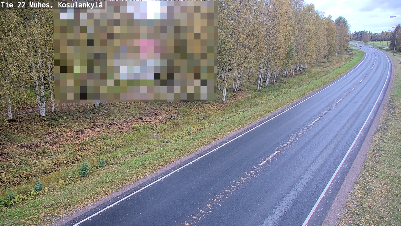 Kelikamerat Kuva Tie 22 Muhos, Kosulankylä, Muhos, Pohjois-Pohjanmaa