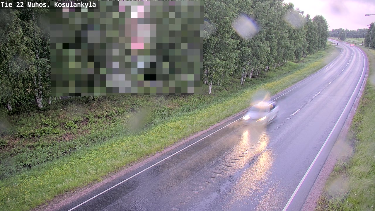 Kelikamerat Kuva Tie 22 Muhos, Kosulankylä, Muhos, Pohjois-Pohjanmaa