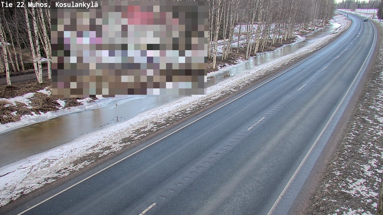 Kelikamerat Kuva Tie 22 Muhos, Kosulankylä, Muhos, Pohjois-Pohjanmaa