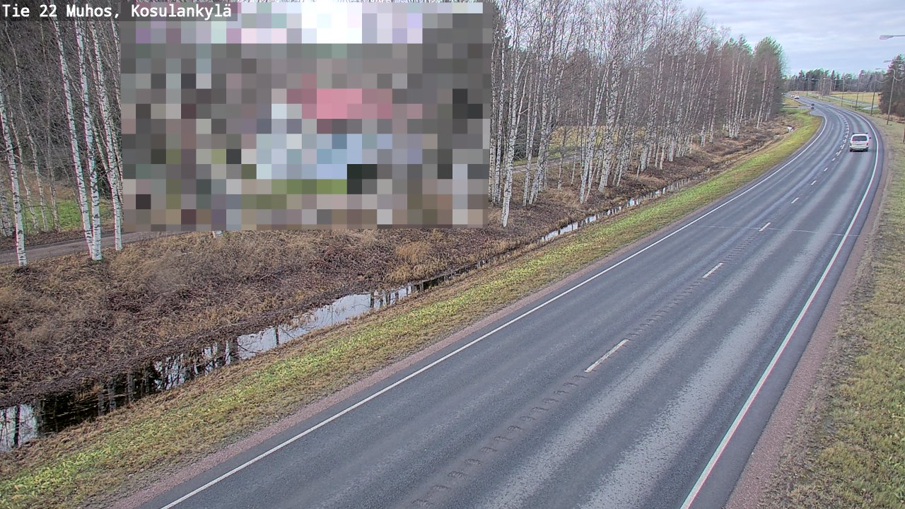 Kelikamerat Kuva Tie 22 Muhos, Kosulankylä, Muhos, Pohjois-Pohjanmaa