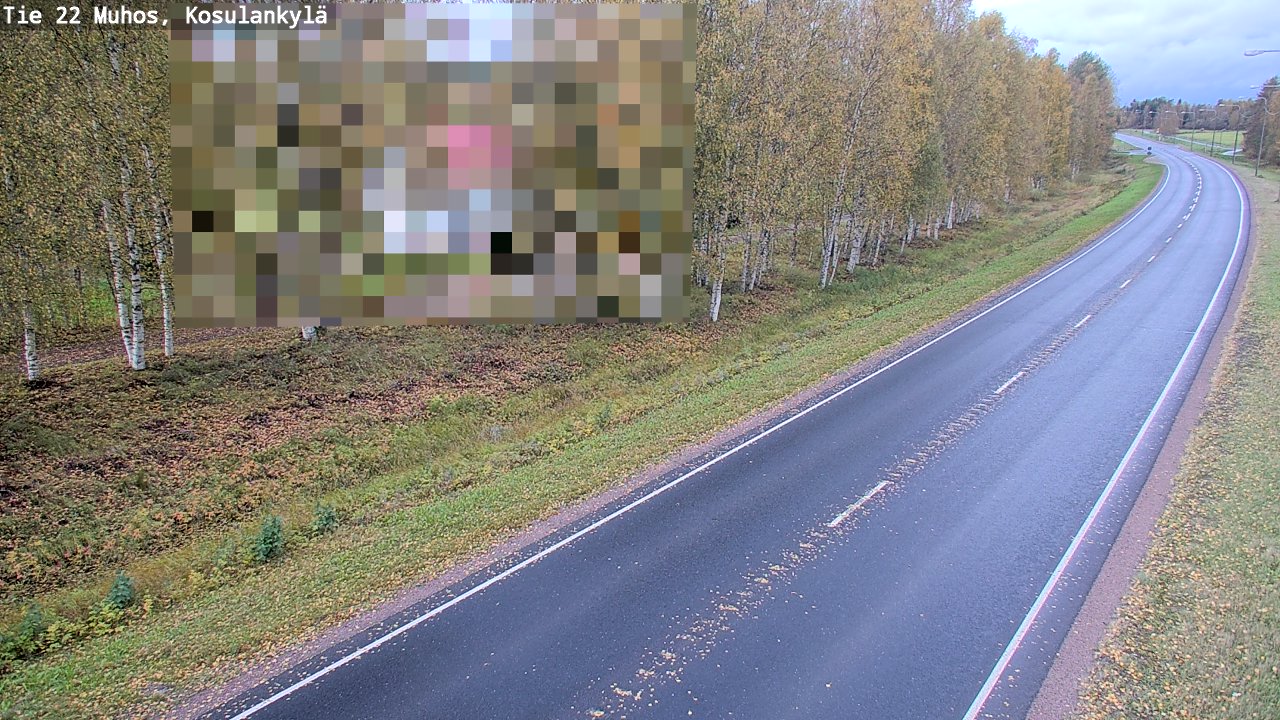 Kelikamerat Kuva Tie 22 Muhos, Kosulankylä, Muhos, Pohjois-Pohjanmaa