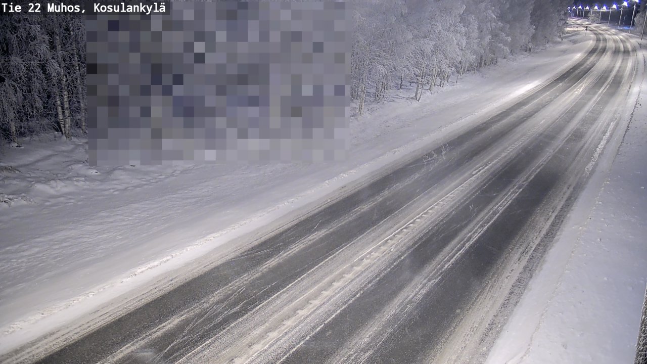 Kelikamerat Kuva Tie 22 Muhos, Kosulankylä, Muhos, Pohjois-Pohjanmaa