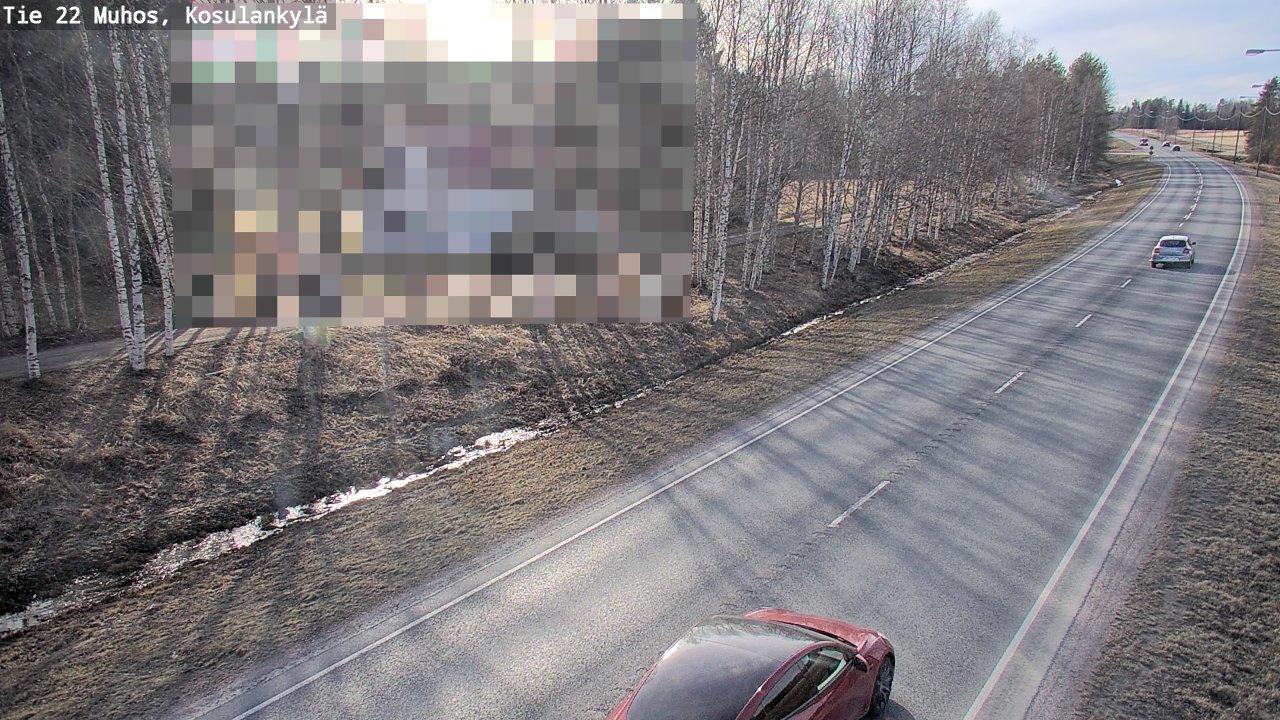 Kelikamerat Kuva Tie 22 Muhos, Kosulankylä, Muhos, Pohjois-Pohjanmaa