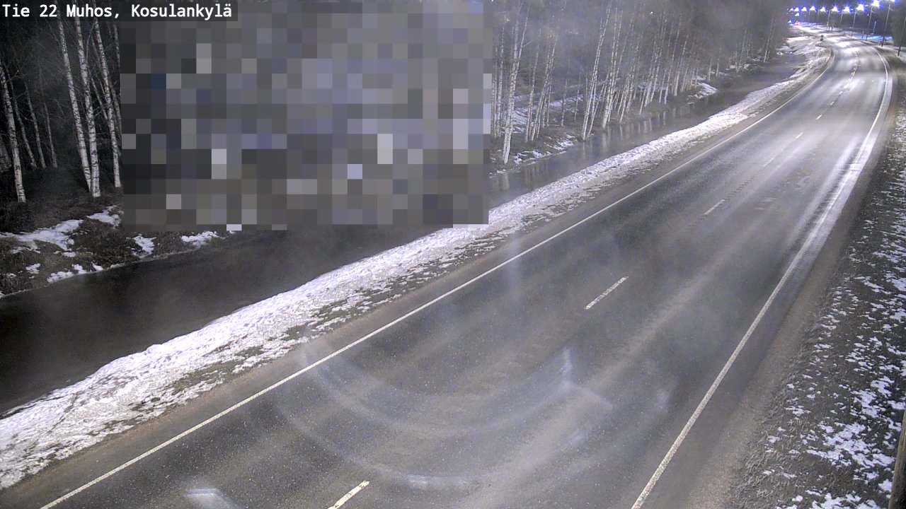 Kelikamerat Kuva Tie 22 Muhos, Kosulankylä, Muhos, Pohjois-Pohjanmaa