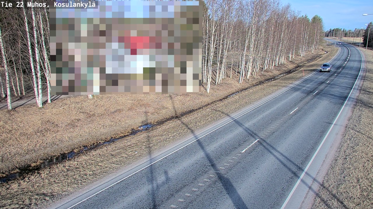 Kelikamerat Kuva Tie 22 Muhos, Kosulankylä, Muhos, Pohjois-Pohjanmaa