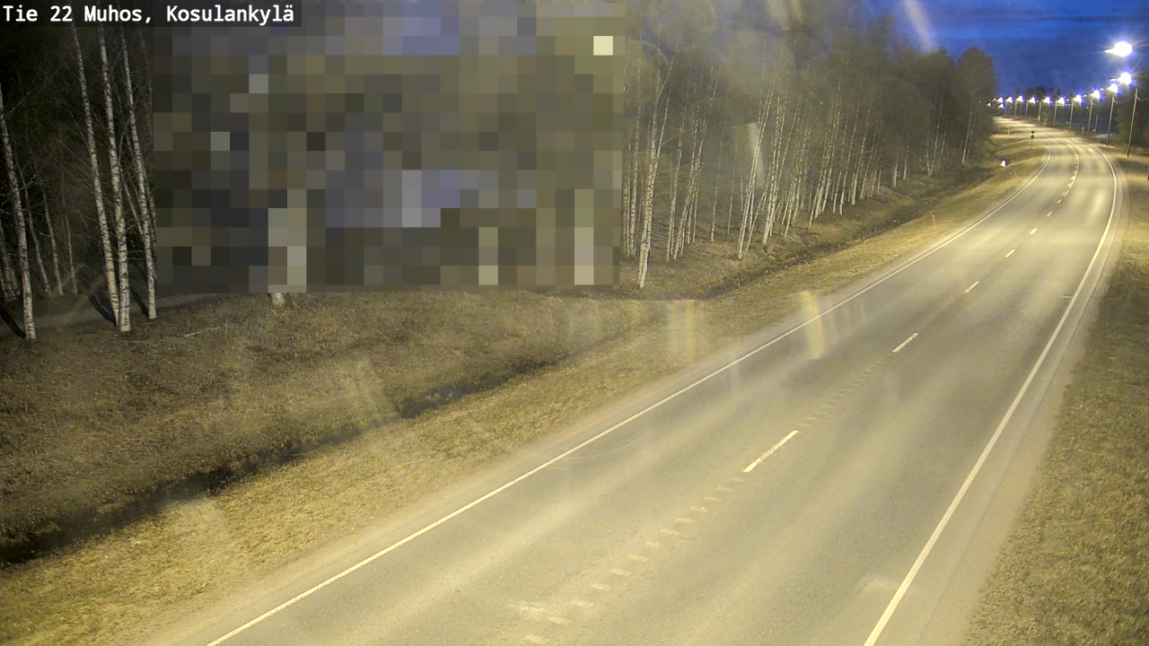 Kelikamerat Kuva Tie 22 Muhos, Kosulankylä, Muhos, Pohjois-Pohjanmaa