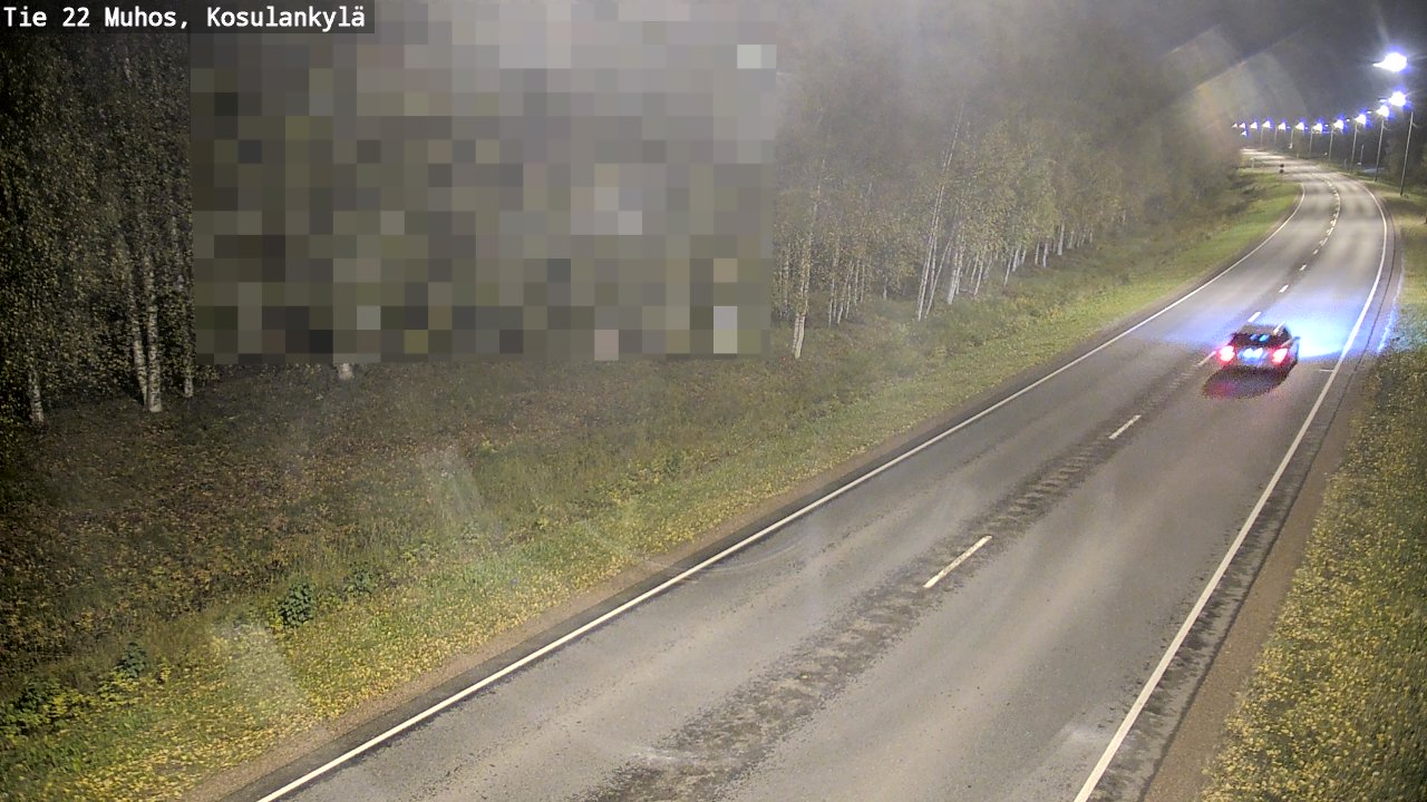 Kelikamerat Kuva Tie 22 Muhos, Kosulankylä, Muhos, Pohjois-Pohjanmaa