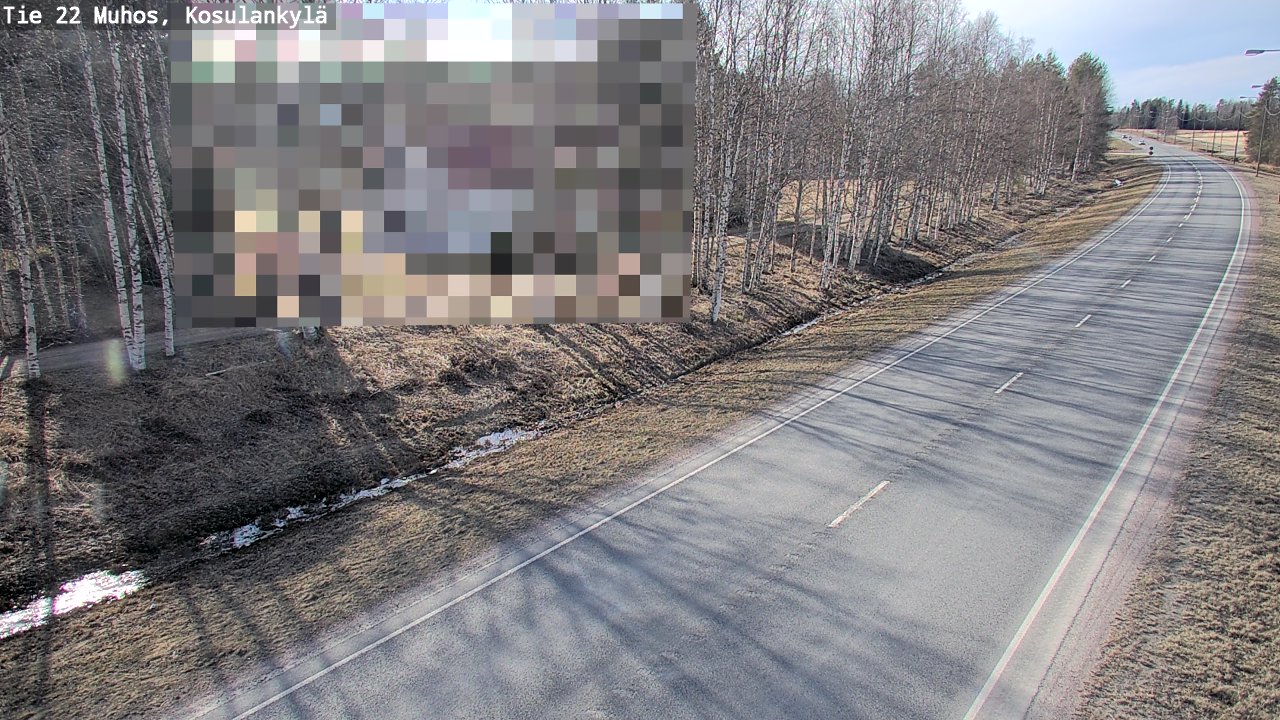 Kelikamerat Kuva Tie 22 Muhos, Kosulankylä, Muhos, Pohjois-Pohjanmaa