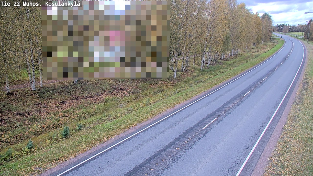 Kelikamerat Kuva Tie 22 Muhos, Kosulankylä, Muhos, Pohjois-Pohjanmaa