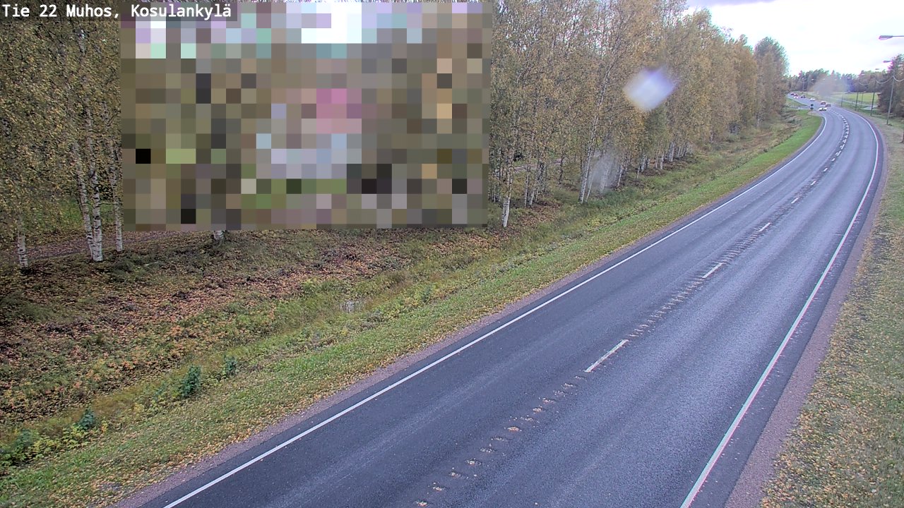 Kelikamerat Kuva Tie 22 Muhos, Kosulankylä, Muhos, Pohjois-Pohjanmaa