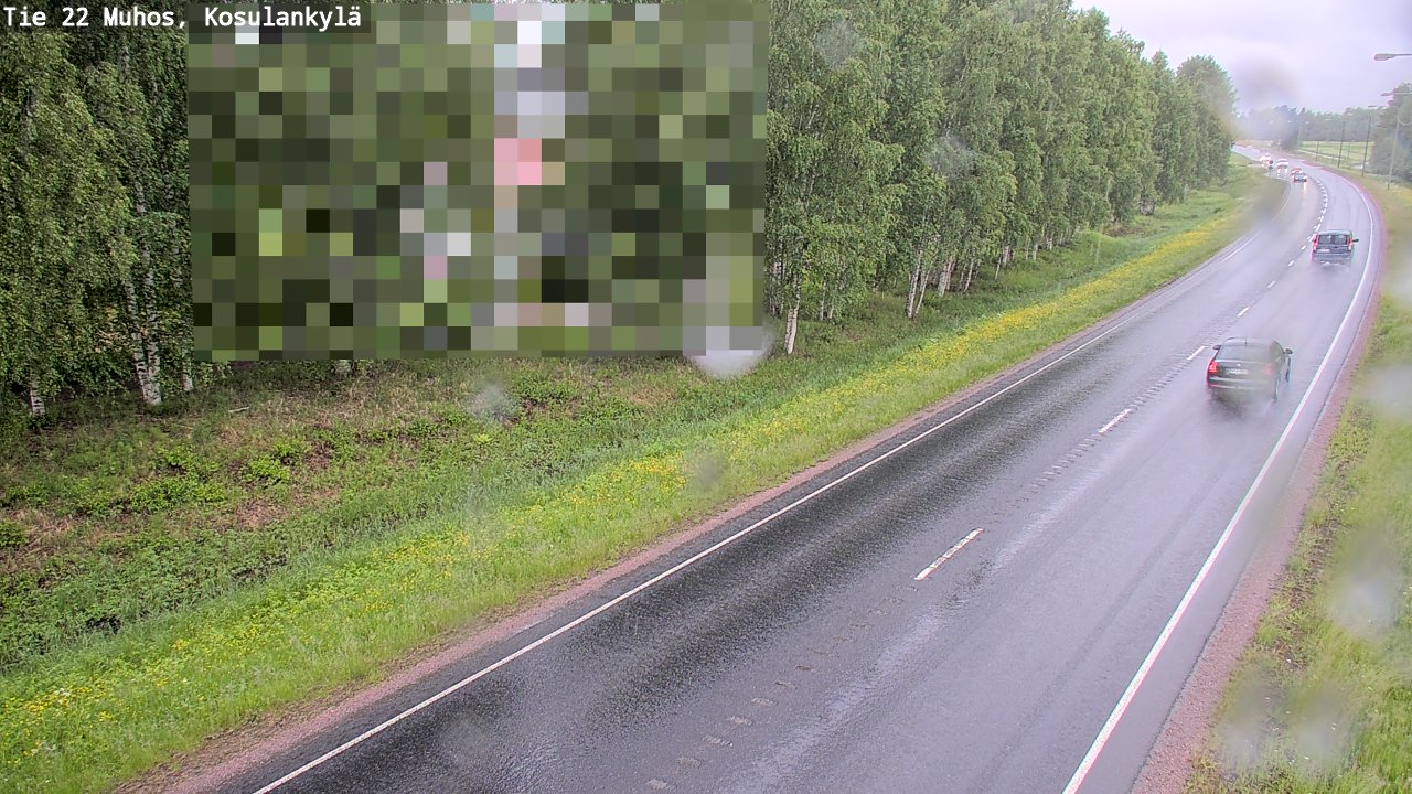 Kelikamerat Kuva Tie 22 Muhos, Kosulankylä, Muhos, Pohjois-Pohjanmaa