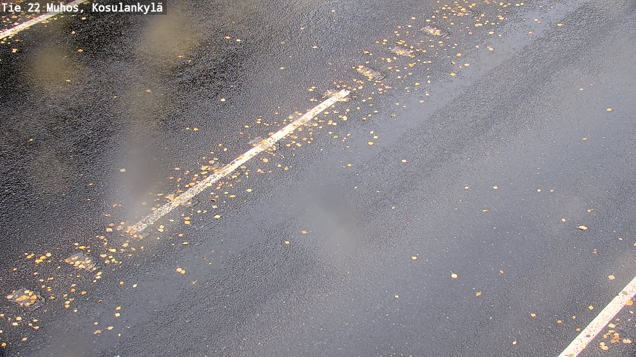 Weather Camera Image Road 22 Muhos, Kosulankylä, Muhos, Pohjois-Pohjanmaa