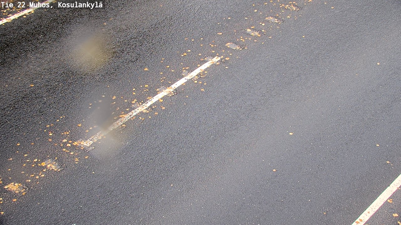 Weather Camera Image Road 22 Muhos, Kosulankylä, Muhos, Pohjois-Pohjanmaa
