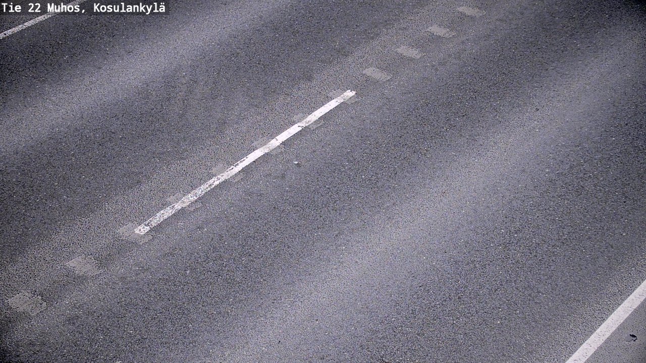 Weather Camera Image Väg 22 Muhos, Kosulankylä, Muhos, Pohjois-Pohjanmaa