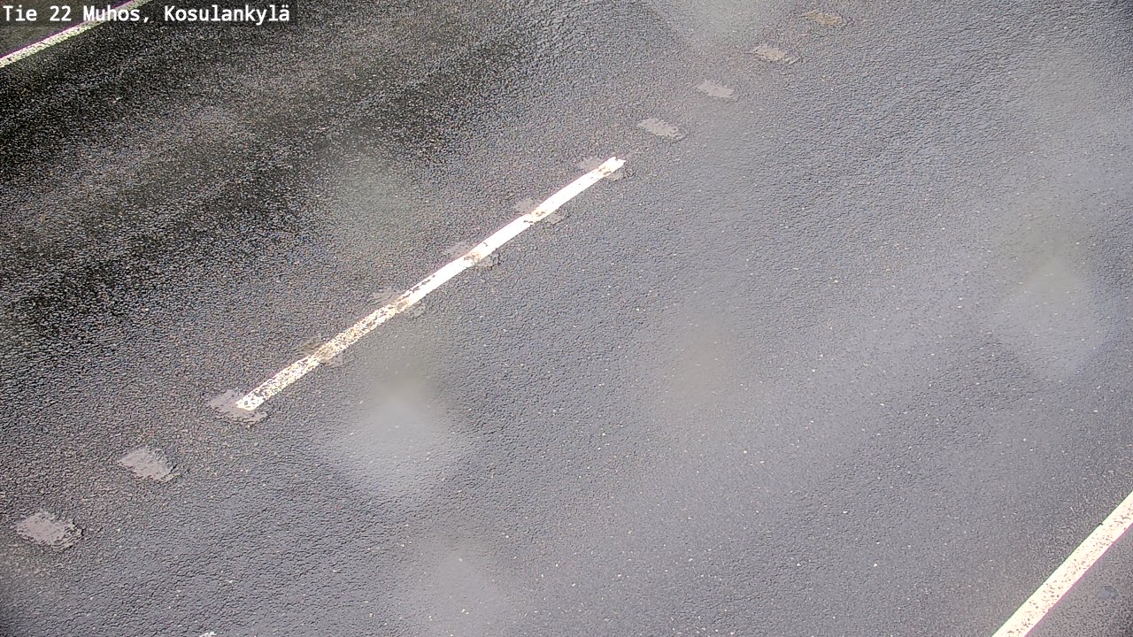 Weather Camera Image Road 22 Muhos, Kosulankylä, Muhos, Pohjois-Pohjanmaa