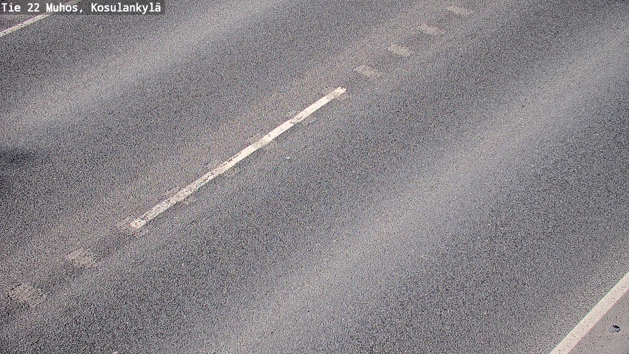Weather Camera Image Väg 22 Muhos, Kosulankylä, Muhos, Pohjois-Pohjanmaa