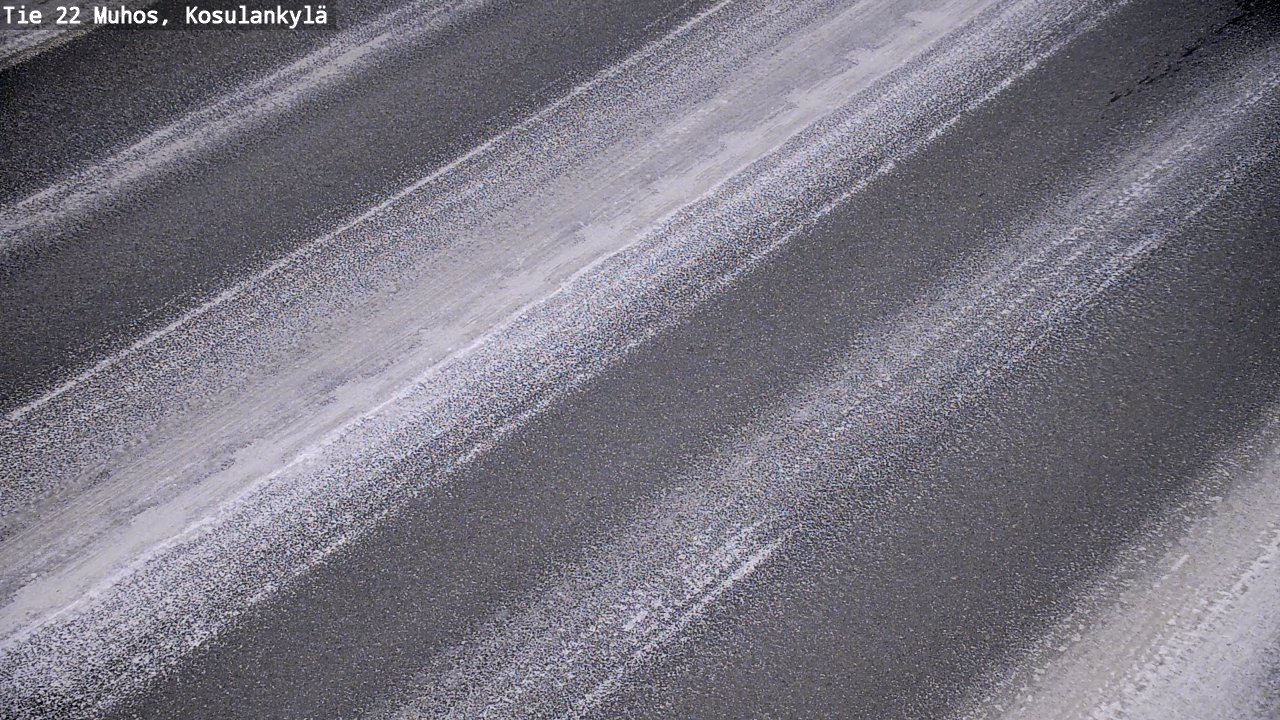 Weather Camera Image Road 22 Muhos, Kosulankylä, Muhos, Pohjois-Pohjanmaa