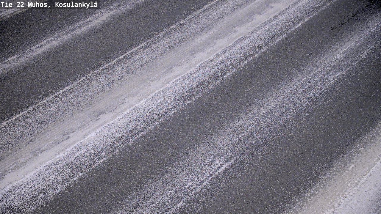 Weather Camera Image Road 22 Muhos, Kosulankylä, Muhos, Pohjois-Pohjanmaa