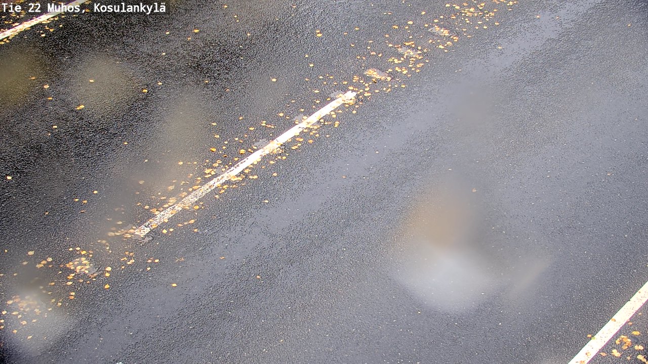 Weather Camera Image Road 22 Muhos, Kosulankylä, Muhos, Pohjois-Pohjanmaa