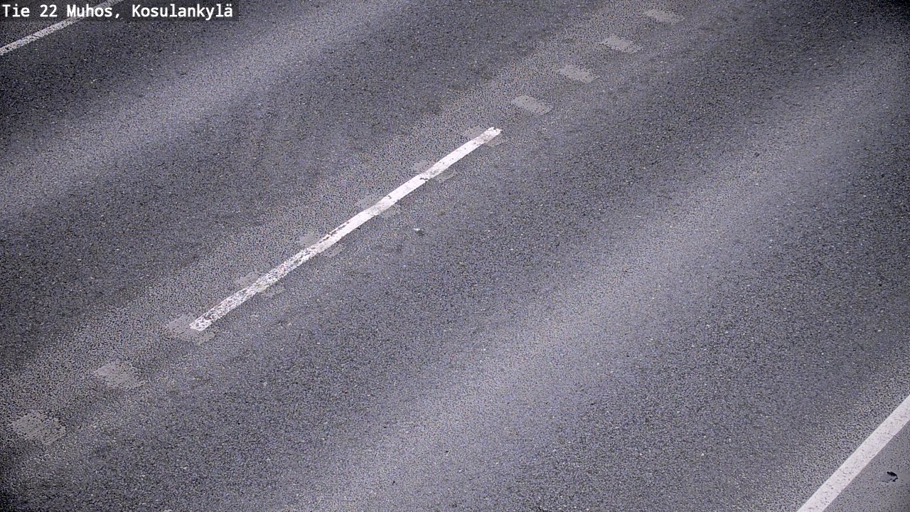 Weather Camera Image Väg 22 Muhos, Kosulankylä, Muhos, Pohjois-Pohjanmaa