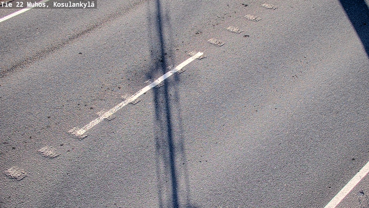 Weather Camera Image Väg 22 Muhos, Kosulankylä, Muhos, Pohjois-Pohjanmaa