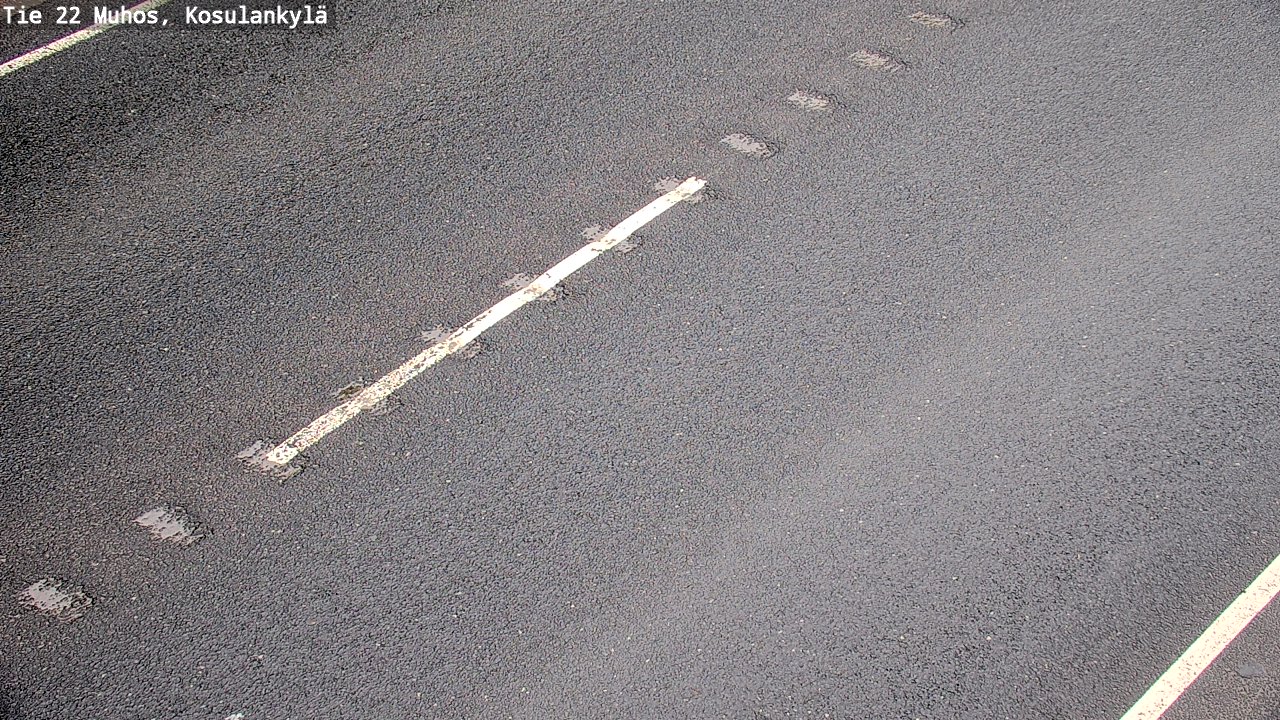 Weather Camera Image Road 22 Muhos, Kosulankylä, Muhos, Pohjois-Pohjanmaa