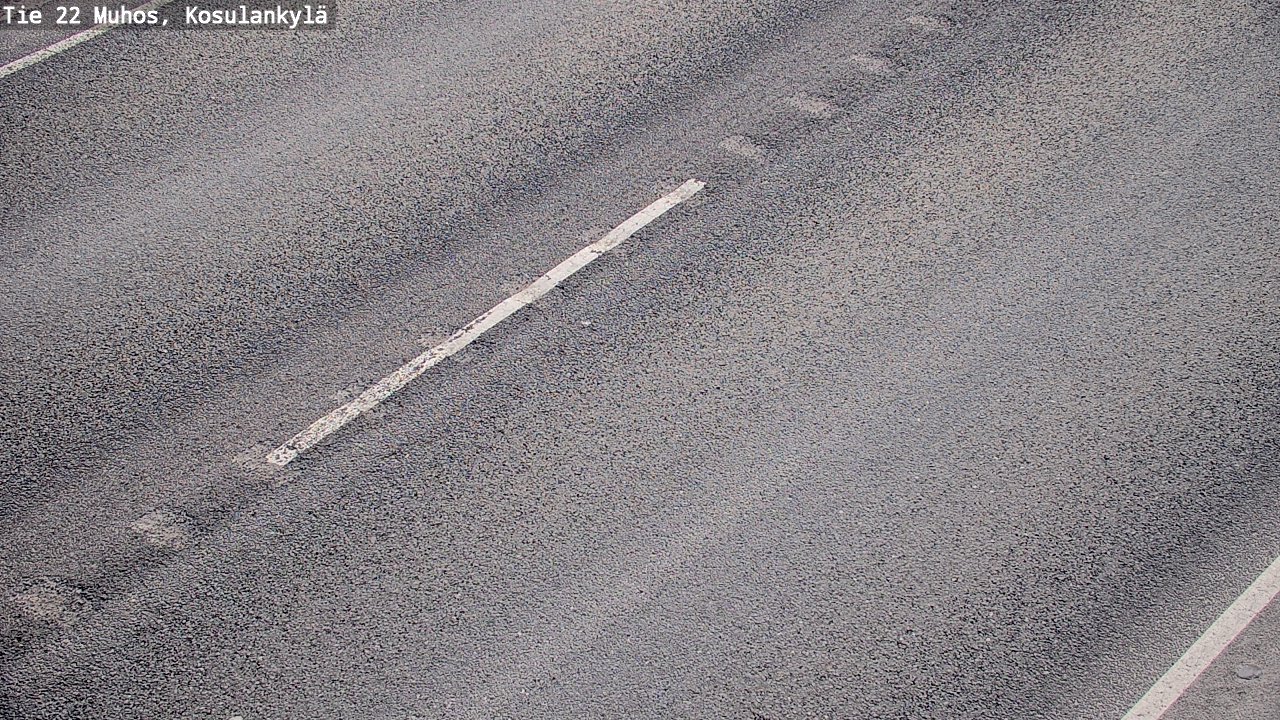 Weather Camera Image Väg 22 Muhos, Kosulankylä, Muhos, Pohjois-Pohjanmaa