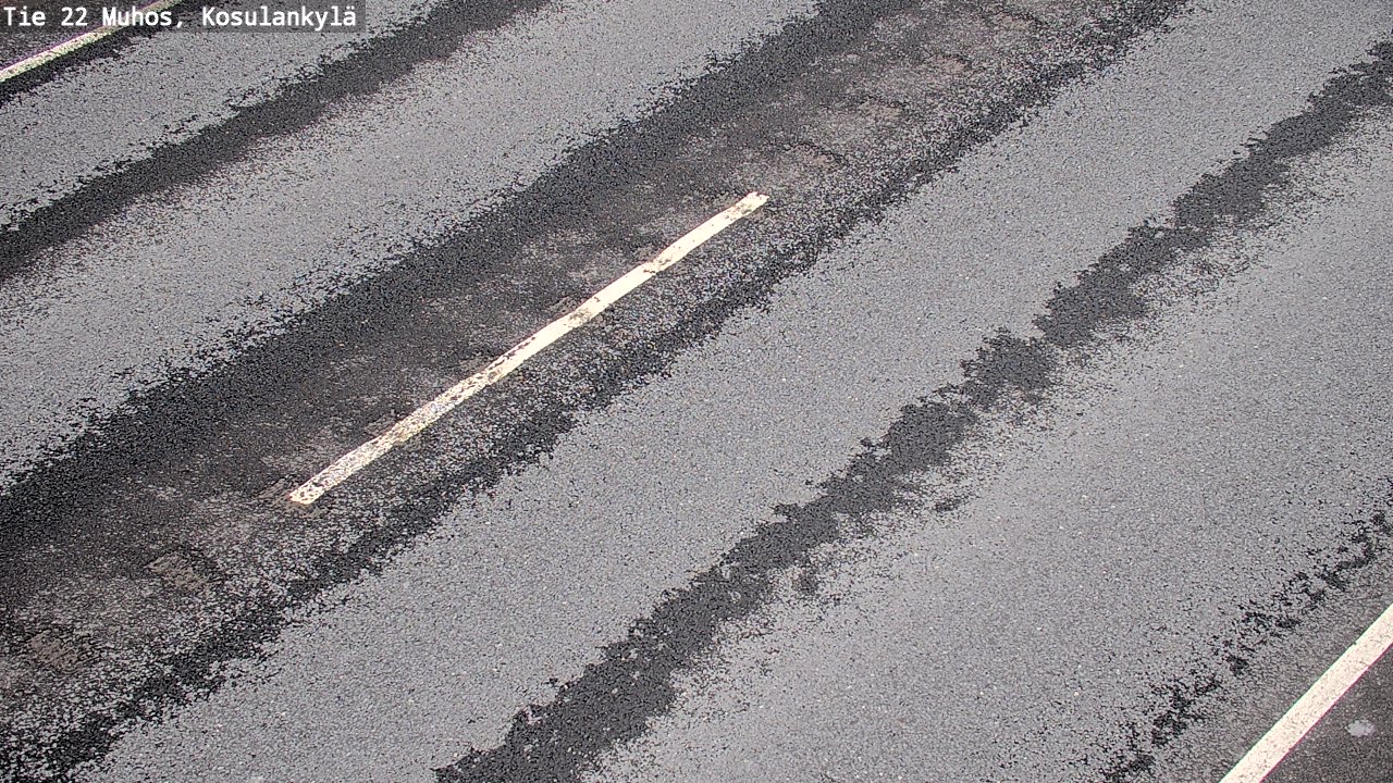 Weather Camera Image Road 22 Muhos, Kosulankylä, Muhos, Pohjois-Pohjanmaa