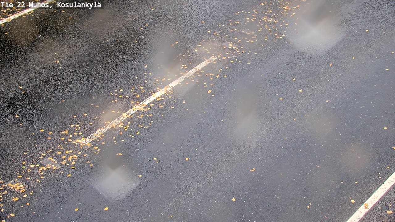 Weather Camera Image Road 22 Muhos, Kosulankylä, Muhos, Pohjois-Pohjanmaa
