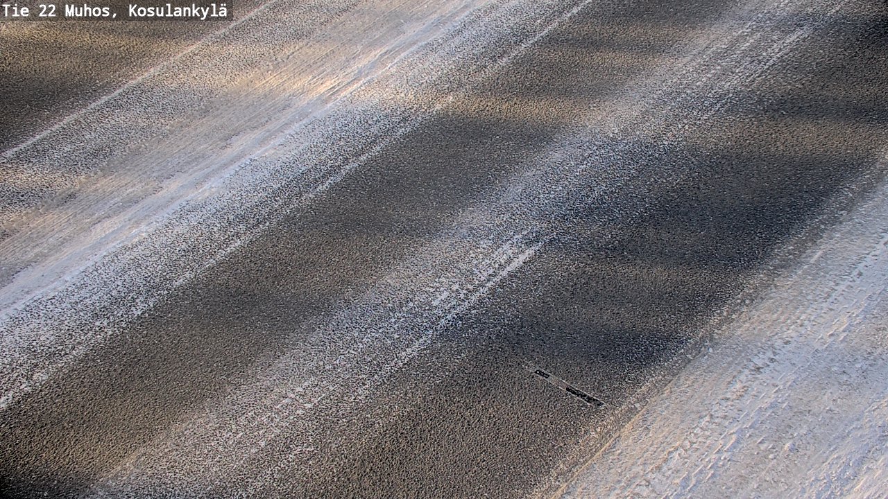 Weather Camera Image Road 22 Muhos, Kosulankylä, Muhos, Pohjois-Pohjanmaa