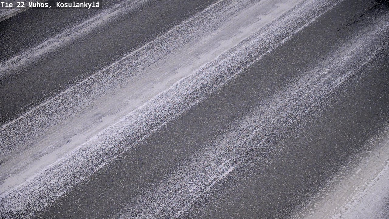 Weather Camera Image Road 22 Muhos, Kosulankylä, Muhos, Pohjois-Pohjanmaa