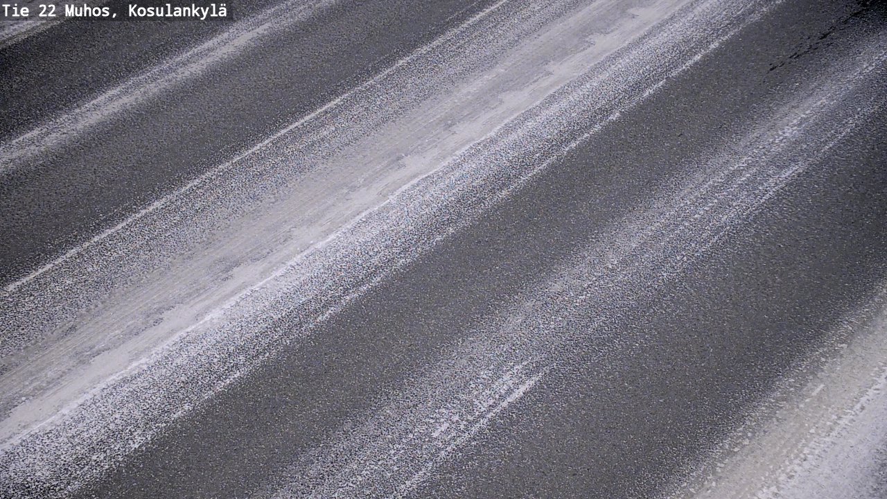 Weather Camera Image Road 22 Muhos, Kosulankylä, Muhos, Pohjois-Pohjanmaa