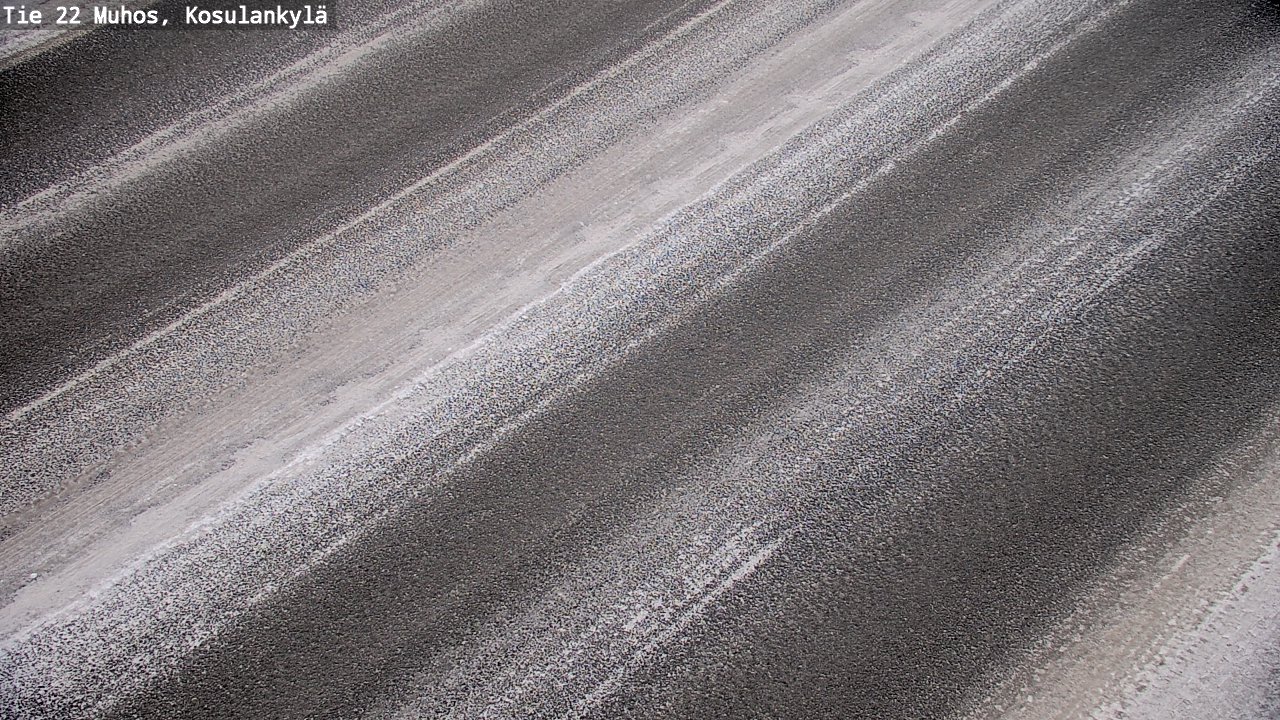 Weather Camera Image Road 22 Muhos, Kosulankylä, Muhos, Pohjois-Pohjanmaa