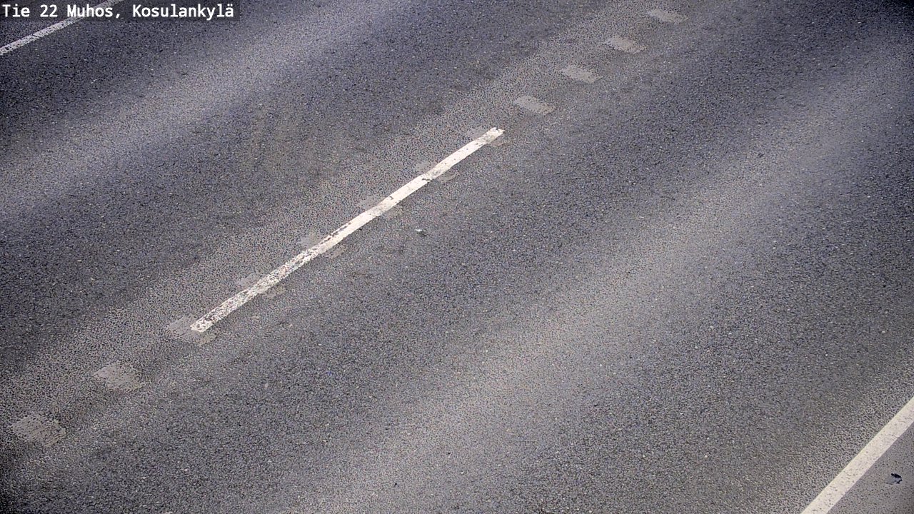 Weather Camera Image Väg 22 Muhos, Kosulankylä, Muhos, Pohjois-Pohjanmaa